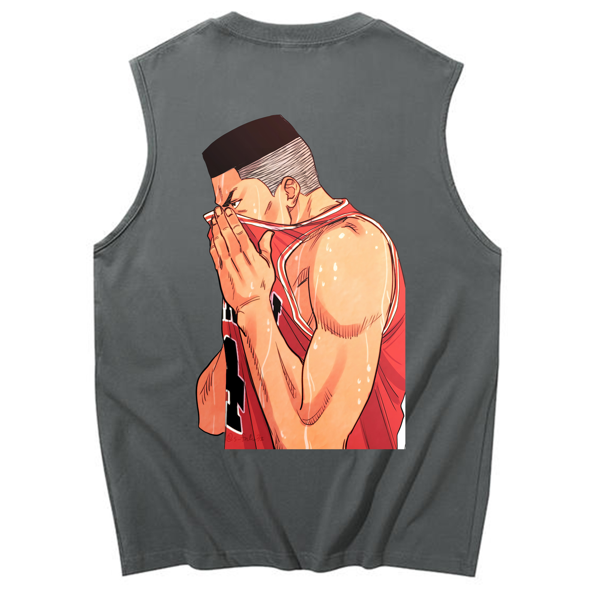 （画像用） SLAM DUNK／スラムダンク コットン100％タンクトップ（背面プリント）